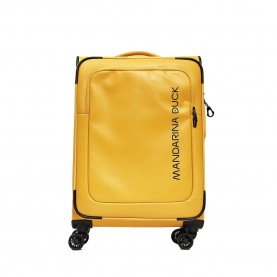куфари,mandarina,duck,eco,coated,medium,exp,trolley,bag,duck,yellow