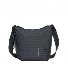Mandarina duck Md20 hobo crossbody - Grey (Scarab) всички,чанти,mandarina,duck,md20,hobo,crossbody,grey,(scarab)