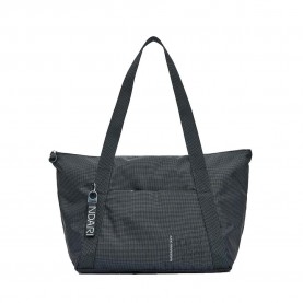 Пазарска чанта Mandarina duck Md20 qmt44 Shopper Bag - Black / Grey (Scarab) пазарска,чанта,всички,чанти,mandarina,duck,md20,qmt44,shopper,bag,black,grey,(scarab)