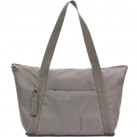 Пазарска чанта Mandarina duck Md20 qmt44 Shopper Bag - Grey (Taupe) пазарска,чанта,всички,чанти,mandarina,duck,md20,qmt44,shopper,bag,grey,(taupe)