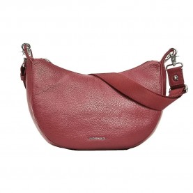 Mandarina duck Mellow leather hobo small crossbody - Red (Grape) чанти,за,през,рамо,mandarina,duck,mellow,leather,hobo,small,crossbody,red,(grape)