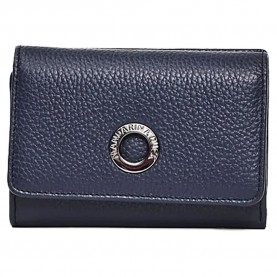 портфейли,и,портмонета,mandarina,duck,mellow,leather,medium,trifold,wallet,blue,(dress,blue)