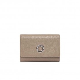 портфейли,и,портмонета,mandarina,duck,mellow,leather,medium,trifold,wallet,beige,(warm,taupe)