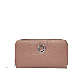 портфейли,и,портмонета,mandarina,duck,mellow,leather,zip,wallet,winter,rose