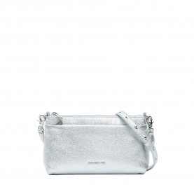 Mandarina duck Mellow metal triple crossbody - Silver (Silver) чанти,за,през,рамо,mandarina,duck,mellow,metal,triple,crossbody,silver,(silver)
