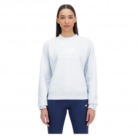 Блуза New balance Essentials Stacked Logo French Terry sweatshirt refurbished - Blue (Ice Blue) блуза,дамски,блузи,new,balance,essentials,stacked,logo,french,terry,sweatshirt,refurbished,blue,(ice,blue)