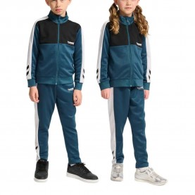 Анцуг Hummel Colorblock tracksuit - Blue (Stargazer) анцуг,детски,анцузи,hummel,colorblock,tracksuit,blue,(stargazer)