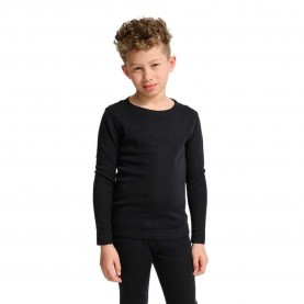 тениска,мъжки,тениски,дамски,тениски,hummel,wool,rib,long,sleeve,t,shirt,black,(black)
