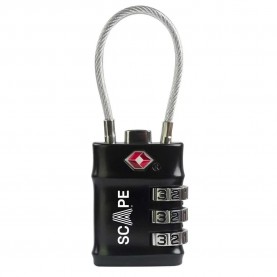 други,аксесоари,scape,travel,tsa,combination,flexible,padlock,black