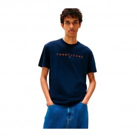 Тениска Tommy hilfiger DM0DM20744 short sleeve T-shirt - Blue (Blue) тениска,мъжки,тениски,дамски,тениски,tommy,hilfiger,dm0dm20744,short,sleeve,t,shirt,blue,(blue)