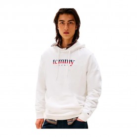 Суичър Tommy hilfiger DM0DM22113 hoodie - White (White) суичър,мъжки,пуловери,tommy,hilfiger,dm0dm22113,hoodie,white,(white)
