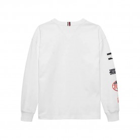 блуза,детски,блузи,tommy,hilfiger,kb0kb09935,sweatshirt,white,(white)