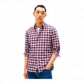 риза,с,дълъг,ръкав,мъжки,ризи,tommy,hilfiger,mw0mw40465,long,sleeve,shirt,multicolor,(red)