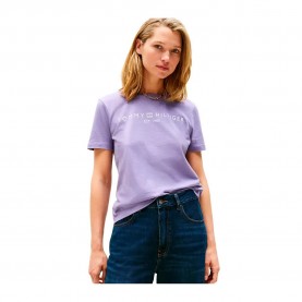 тениска,дамски,тениски,tommy,hilfiger,ww0ww40276,short,sleeve,t,shirt,purple,(purple)
