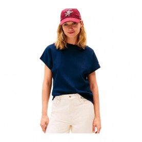 тениска,дамски,тениски,tommy,hilfiger,ww0ww47455,short,sleeve,t,shirt,blue,(blue)