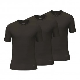 тениска,мъжки,тениски,hugo,boss,50325385,short,sleeve,t,shirt,3,units,black,(black)