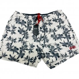 Бански гащета Hugo boss 50411823 swimming shorts - White (Multicolor) бански,гащета,мъжки,бански,костюми,hugo,boss,50411823,swimming,shorts,white,(multicolor)