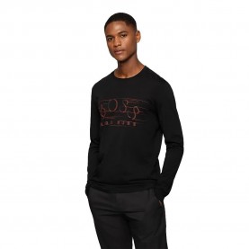 тениска,мъжки,тениски,hugo,boss,50455765,long,sleeve,t,shirt,black,(black)
