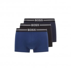 Боксерки Hugo boss 50460261 boxers 3 units - Blue / Black (Multicolor) боксерки,мъжко,бельо,hugo,boss,50460261,boxers,3,units,blue,black,(multicolor)