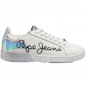 Маратонки Pepe jeans Brompton Mania trainers - White (White) маратонки,мъжки,маратонки,дамски,маратонки,pepe,jeans,brompton,mania,trainers,white,(white)