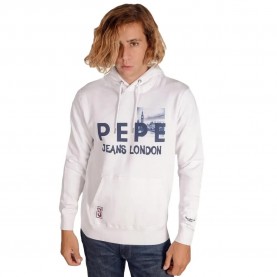 Блуза Pepe jeans Joel sweatshirt - White (White) блуза,мъжки,пуловери,pepe,jeans,joel,sweatshirt,white,(white)