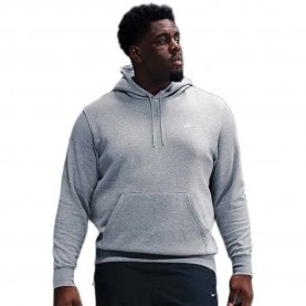 Суичър Nike Club FN3859 hoodie - Grey (Dark Grey Heather / Light Smoke Grey / White) суичър,мъжки,пуловери,nike,club,fn3859,hoodie,grey,(dark,grey,heather,light,smoke,grey,white)