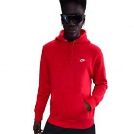 Суичър Nike Club FN3859 hoodie - Red (University Red / University Red / White) суичър,мъжки,пуловери,nike,club,fn3859,hoodie,red,(university,red,university,red,white)