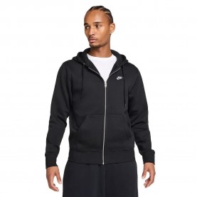 блуза,мъжки,пуловери,nike,club,full,zip,sweatshirt,black,(black,white)