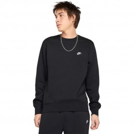 Блуза Nike Club sweatshirt - Black (Black / White) блуза,мъжки,пуловери,nike,club,sweatshirt,black,(black,white)