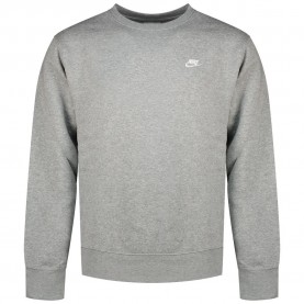 Блуза Nike Club sweatshirt - Grey (Dark Grey Heather / Light Smoke Grey / White) блуза,мъжки,пуловери,nike,club,sweatshirt,grey,(dark,grey,heather,light,smoke,grey,white)