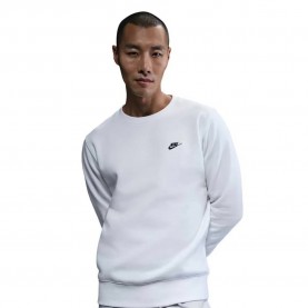 Блуза Nike Club sweatshirt - White (White / Black) блуза,мъжки,пуловери,nike,club,sweatshirt,white,(white,black)