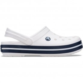 Crocs Crocband clogs - White (White / Navy 126) дамски,сандали,и,чехли,мъжки,сандали,мъжки,джапанки,и,чехли,crocs,crocband,clogs,white,(white,navy,126)
