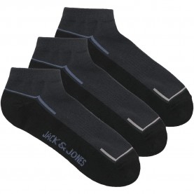 Чорапи Jack & jones Alter short socks 3 pairs - Black (Asphalt / Asphalt / Asphalt) чорапи,мъжки,чорапи,дамски,чорапи,jack,&,jones,alter,short,socks,3,pairs,black,(asphalt,asphalt,asphalt)