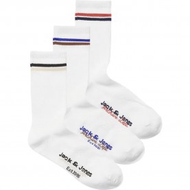чорапи,мъжки,чорапи,дамски,чорапи,jack,&,jones,boston,long,socks,3,pairs,white,(bright,white,white,white)