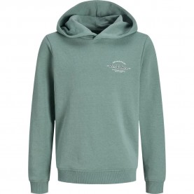 Суичър Jack & jones Brandon hoodie - Green (Mineral Blue) суичър,детски,блузи,jack,&,jones,brandon,hoodie,green,(mineral,blue)