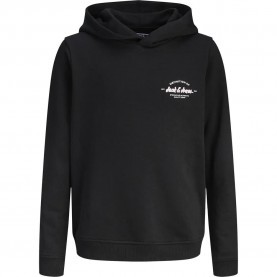 Суичър Jack & jones Brandon hoodie - Black (Black) суичър,детски,блузи,jack,&,jones,brandon,hoodie,black,(black)