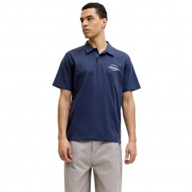 Сако Jack & jones Brandon short sleeve polo - Blue (Navy Blazer) сако,дамски,блузи,с,яка,мъжки,блузи,с,яка,jack,&,jones,brandon,short,sleeve,polo,blue,(navy,blazer)
