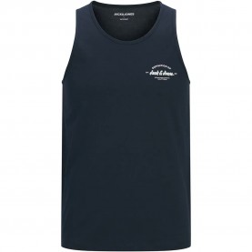 Тениска Jack & jones Brandon sleeveless T-shirt - Blue (Navy Blazer) тениска,мъжки,тениски,дамски,тениски,jack,&,jones,brandon,sleeveless,t,shirt,blue,(navy,blazer)