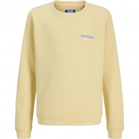 Блуза Jack & jones Brandon sweatshirt - Yellow (Sunlight) блуза,детски,блузи,jack,&,jones,brandon,sweatshirt,yellow,(sunlight)