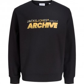 Блуза Jack & jones Brat sweatshirt - Black (Black) блуза,мъжки,пуловери,jack,&,jones,brat,sweatshirt,black,(black)