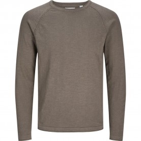 Блуза Jack & jones Breeze sweater - Brown / Grey (Falcon) блуза,мъжки,пуловери,дамски,пуловери,jack,&,jones,breeze,sweater,brown,grey,(falcon)