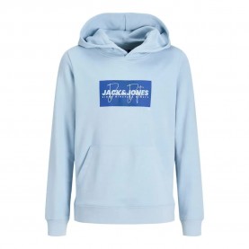 Суичър Jack & jones Cole Print hoodie - Blue (Celestial Blue) суичър,детски,блузи,jack,&,jones,cole,print,hoodie,blue,(celestial,blue)