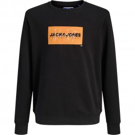 Блуза Jack & jones Cole Print sweatshirt - Black (Black) блуза,детски,блузи,jack,&,jones,cole,print,sweatshirt,black,(black)