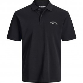 Jack & jones College Logo short sleeve polo - Black (Black) дамски,блузи,с,яка,мъжки,блузи,с,яка,jack,&,jones,college,logo,short,sleeve,polo,black,(black)