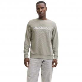 Блуза Jack & jones Devin Daytona Print sweatshirt - Beige (Vetiver) блуза,мъжки,пуловери,jack,&,jones,devin,daytona,print,sweatshirt,beige,(vetiver)