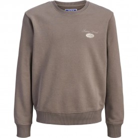 Блуза Jack & jones Dover Graphic sweatshirt - Brown (Falcon) блуза,детски,блузи,jack,&,jones,dover,graphic,sweatshirt,brown,(falcon)