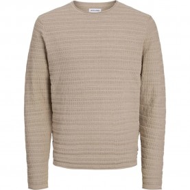 Блуза Jack & jones Duke sweater - Beige (String) блуза,мъжки,пуловери,дамски,пуловери,jack,&,jones,duke,sweater,beige,(string)
