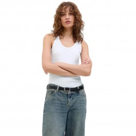 Тениска Jack & jones Frida JJXX sleeveless T-shirt - White (Bright White) тениска,мъжки,тениски,дамски,тениски,jack,&,jones,frida,jjxx,sleeveless,t,shirt,white,(bright,white)