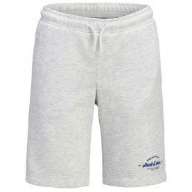 Къси панталони Jack & jones Gordon Brandon sweat shorts - Grey (White Melange) къси,панталони,мъжки,панталони,дамски,панталони,jack,&,jones,gordon,brandon,sweat,shorts,grey,(white,melange)