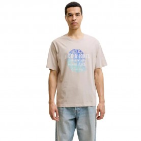 Тениска Jack & jones Gradient Print short sleeve T-shirt - Beige (Moonbeam) тениска,мъжки,тениски,дамски,тениски,jack,&,jones,gradient,print,short,sleeve,t,shirt,beige,(moonbeam)
